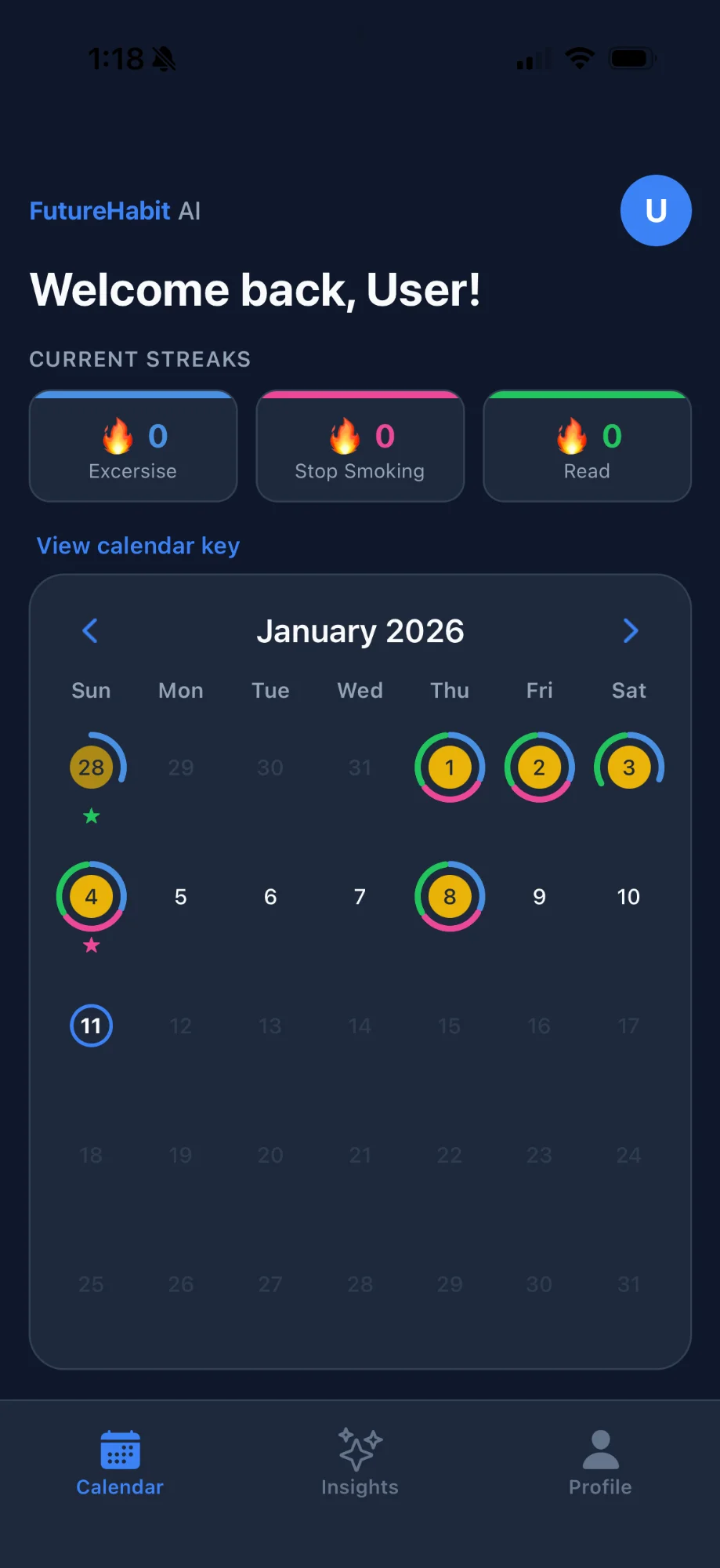 FutureHabit AI Entry